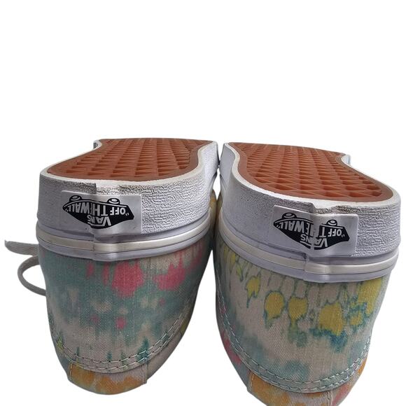 Vans Womens Ward 'Psychedelic Tie Dye' VN0A3IUN54H Canvas Sneaker Shoes Size 8.5 - Picture 7 of 10